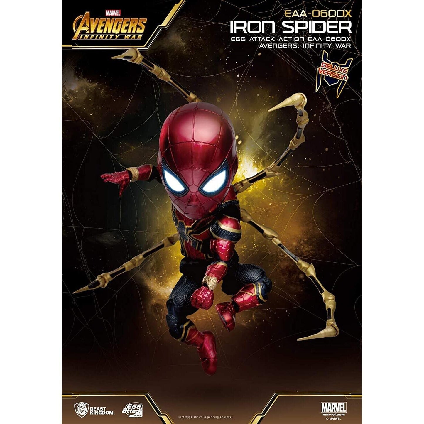 Beast Kingdom Egg Attack Action Avengers Infinity War Iron Spider Deluxe Figure