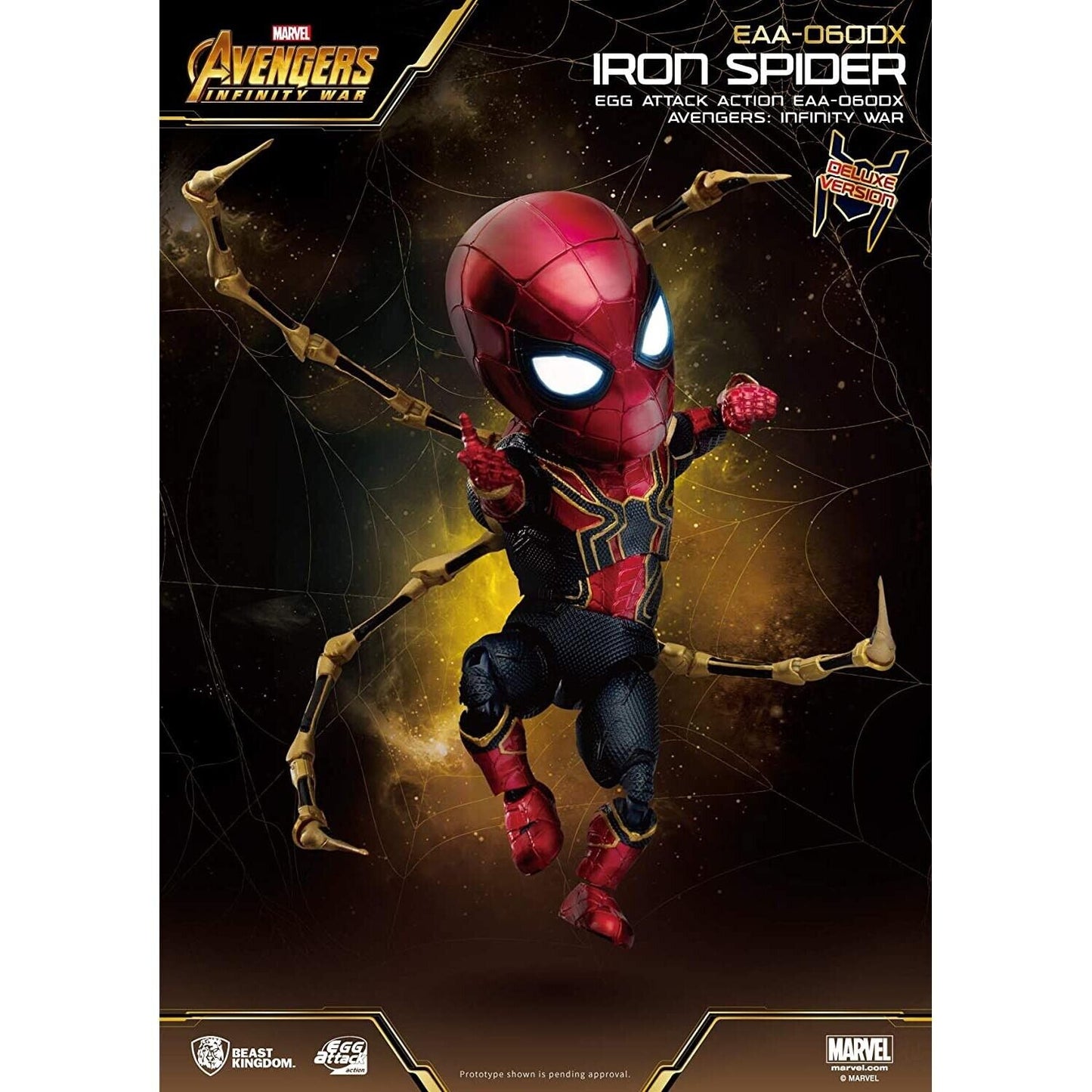 Beast Kingdom Egg Attack Action Avengers Infinity War Iron Spider Deluxe Figure