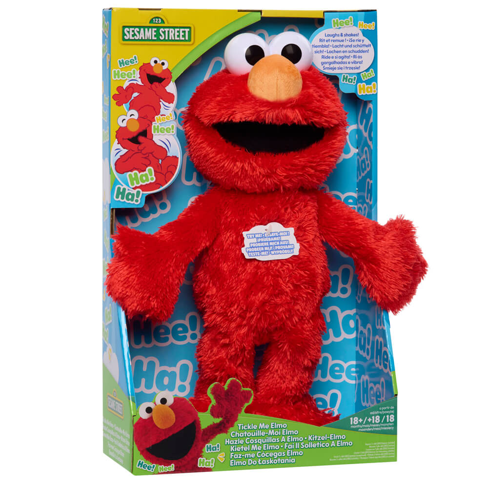 Sesame Street Animated Tickle Me Elmo 35cm Plush