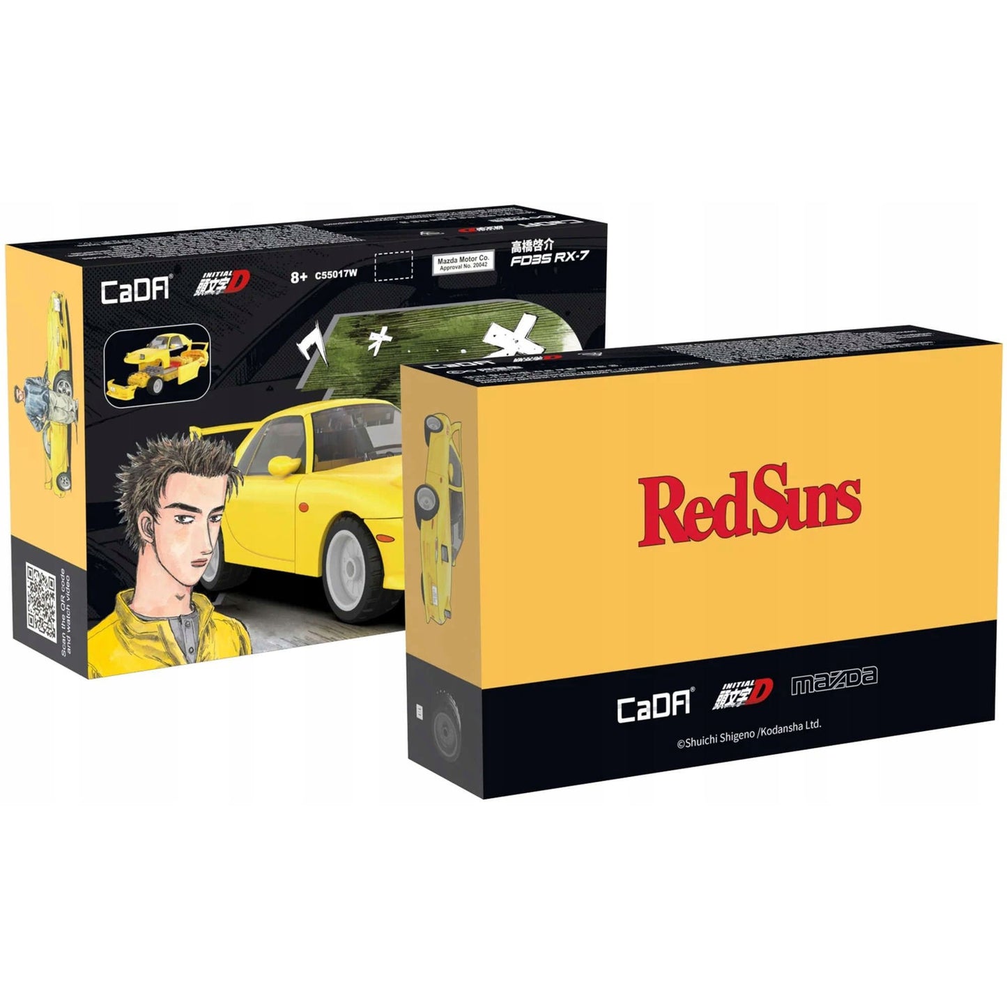 CaDa Initial D Keisuke Takahashi Mazda RX-7 FD3S Model Kit