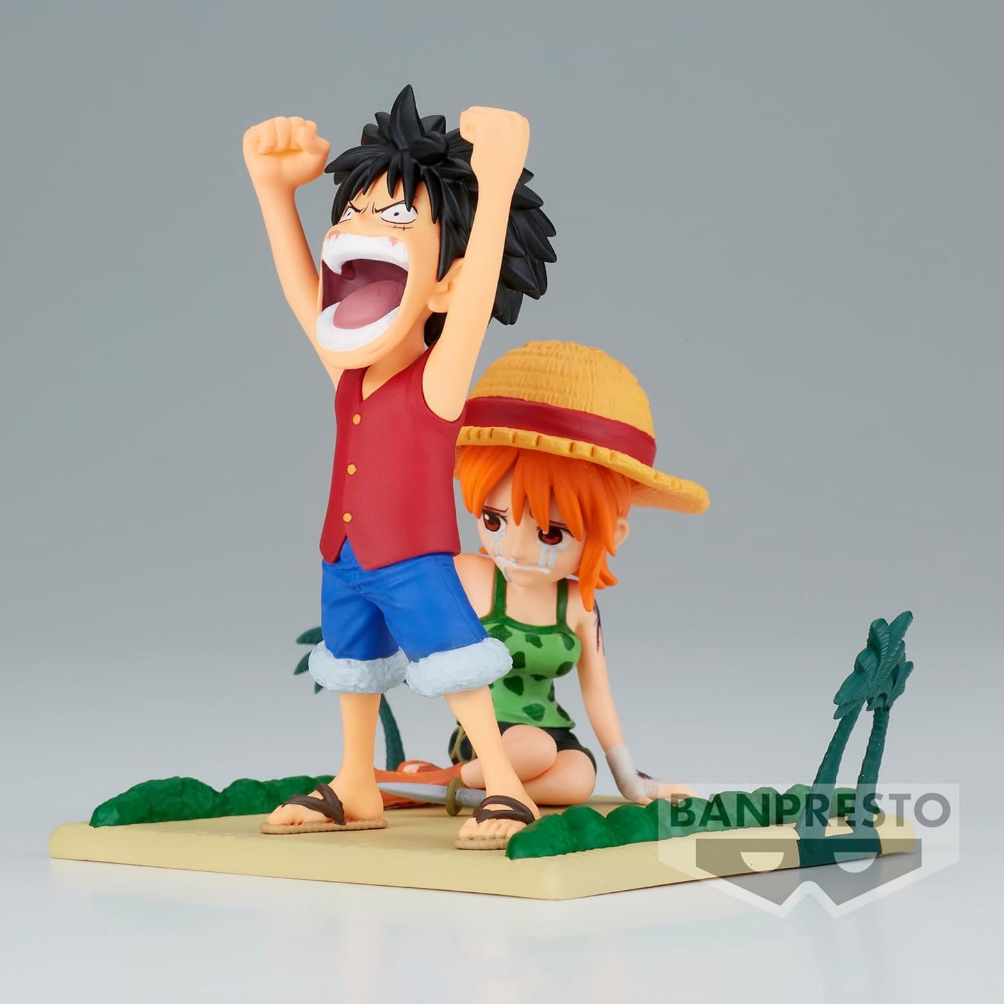 Bandai One Piece World Collectable Figure Log Stories - Monkey D. Luffy & Nami
