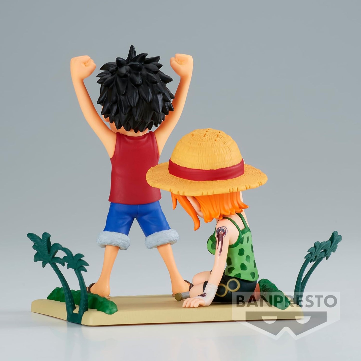 Bandai One Piece World Collectable Figure Log Stories - Monkey D. Luffy & Nami