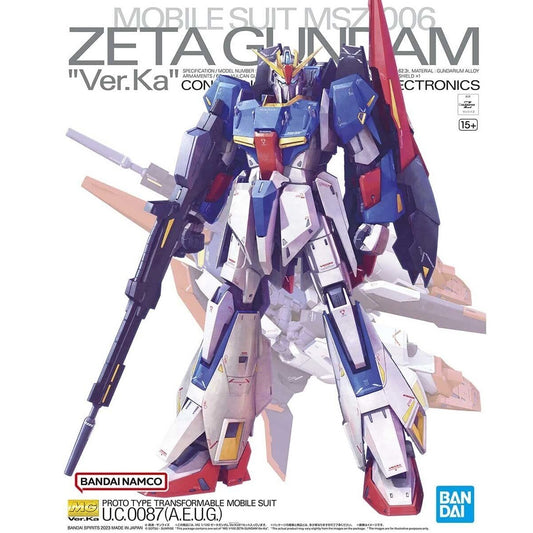 Bandai MG 1/100 Zeta Gundam Ver.Ka Figure Model Kit
