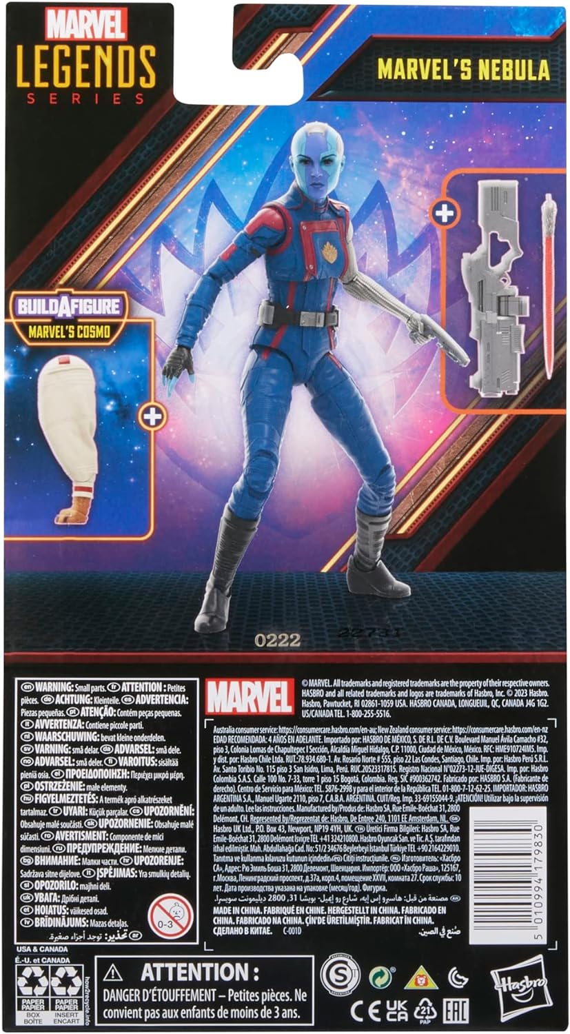 Marvel Legends Series Nebula Guardians of The Galaxy Vol. 3 6-Inch Collectible Action Figure