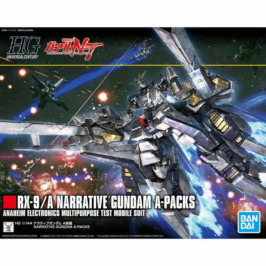 Bandai HGUC 1/144 NARRATIVE GUNDAM A-PACKS Model Kit