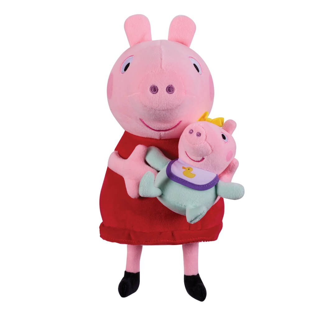 Licensed Peppa Pig with Baby Evie 20cm Plush