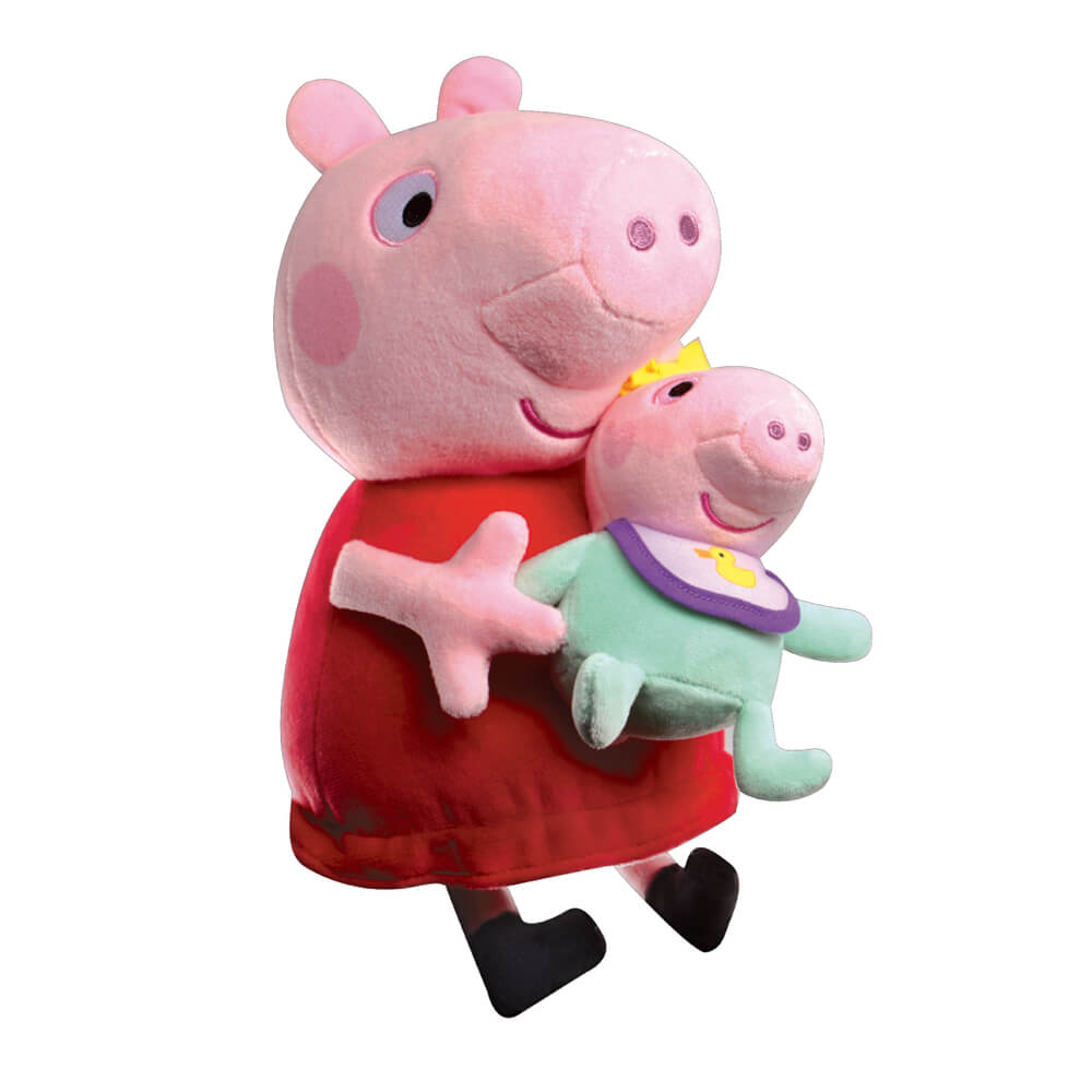 Licensed Peppa Pig with Baby Evie 20cm Plush
