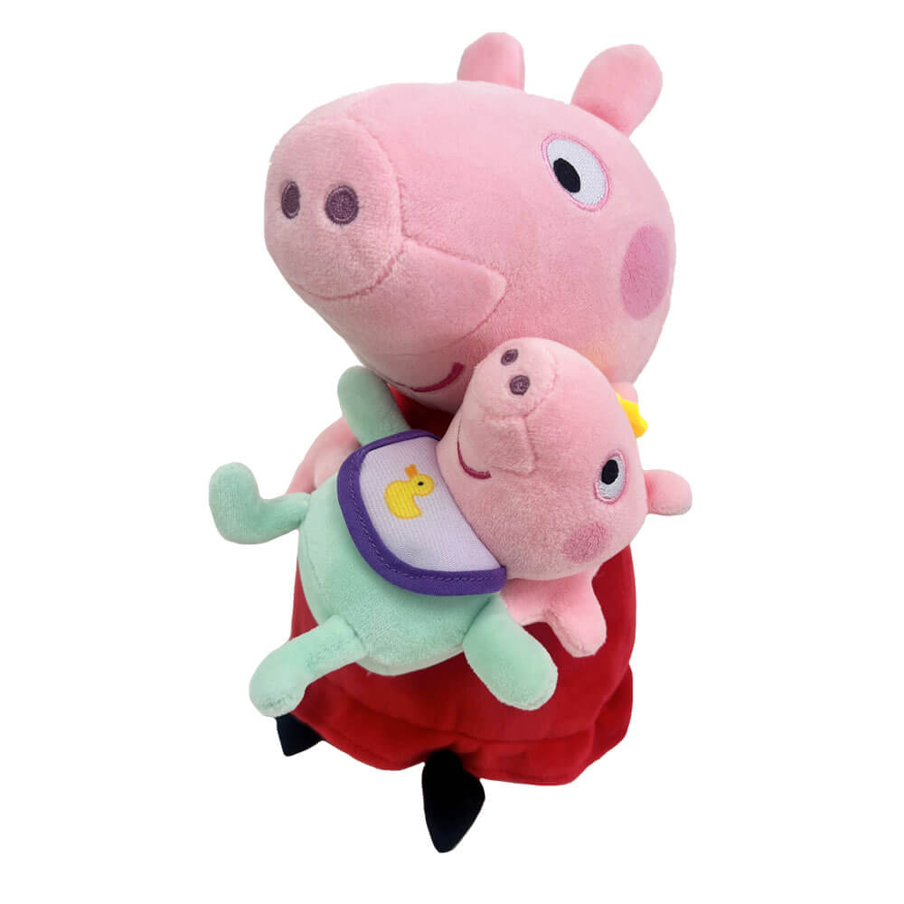 Licensed Peppa Pig with Baby Evie 20cm Plush