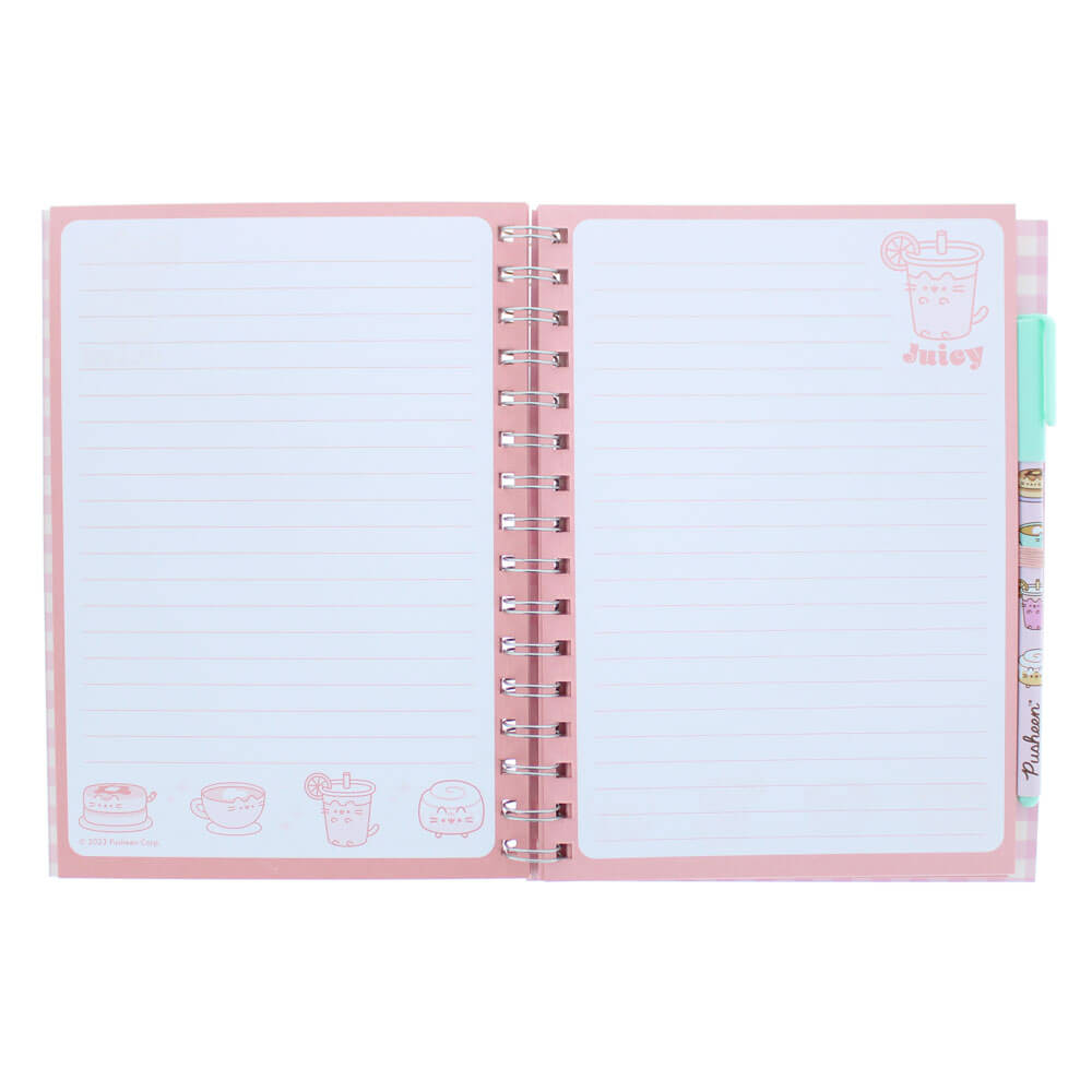 Pusheen Breakfast Club: A5 Notebook Pen & Sticky Notes Set