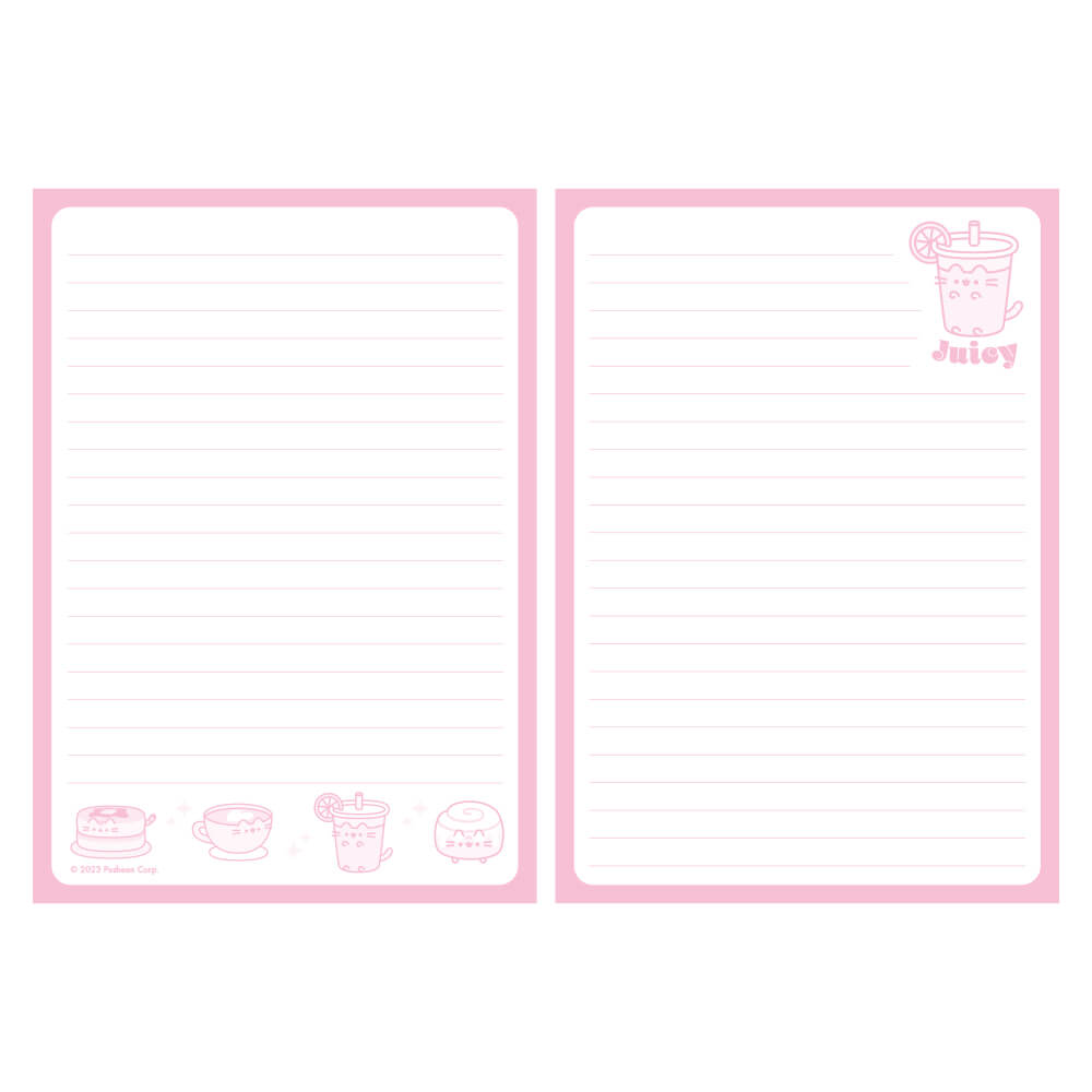 Pusheen Breakfast Club: A5 Notebook Pen & Sticky Notes Set