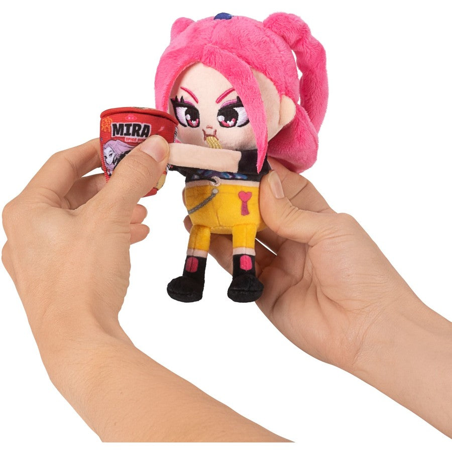 KPop Demon Hunter Retractable 4" 10cm Clip-On Plush - Mira