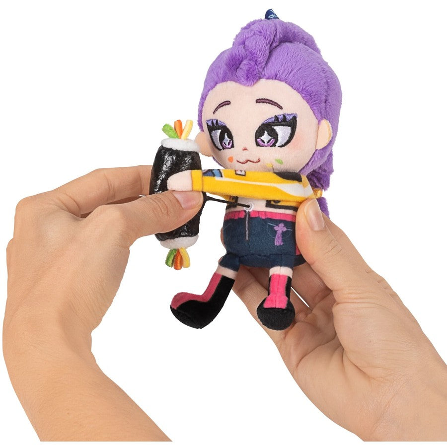 KPop Demon Hunter Retractable 4" 10cm Clip-On Plush - Rumi