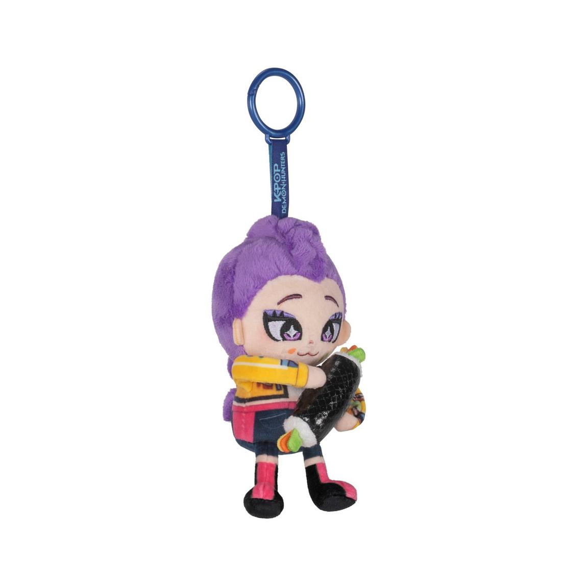 KPop Demon Hunter Retractable 4" 10cm Clip-On Plush - Rumi
