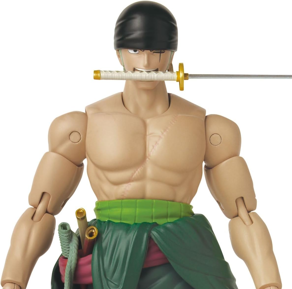 Bandai Anime Heroes One Piece Roronoa Zoro 6.5" Three Sword Style Action Figure