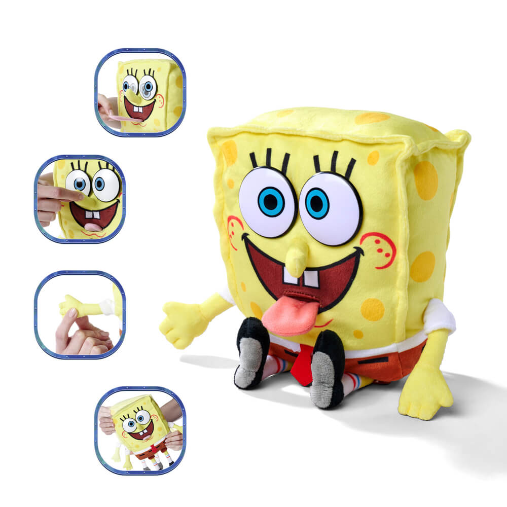 Licensed SpongeBob SquarePants Interactive Funny Sounds Plush 30cm