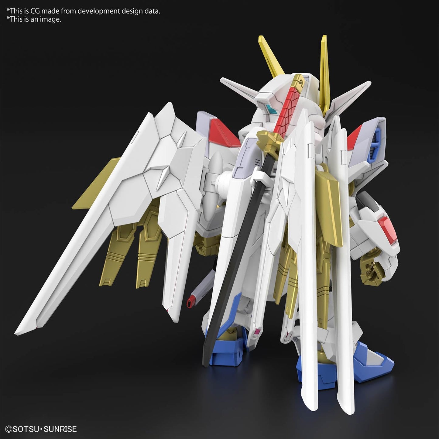 Bandai Gundam - SD Gundam Cross Silhouette Mighty Strike Freedom Gundam Model Kit