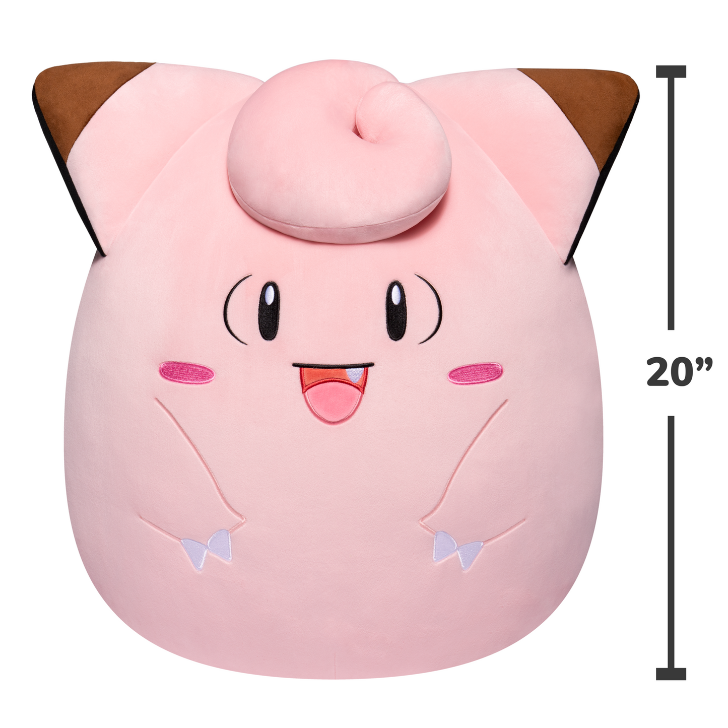 Pokemon - Clefairy Squishmallow 20" 50cm Super Soft Plush