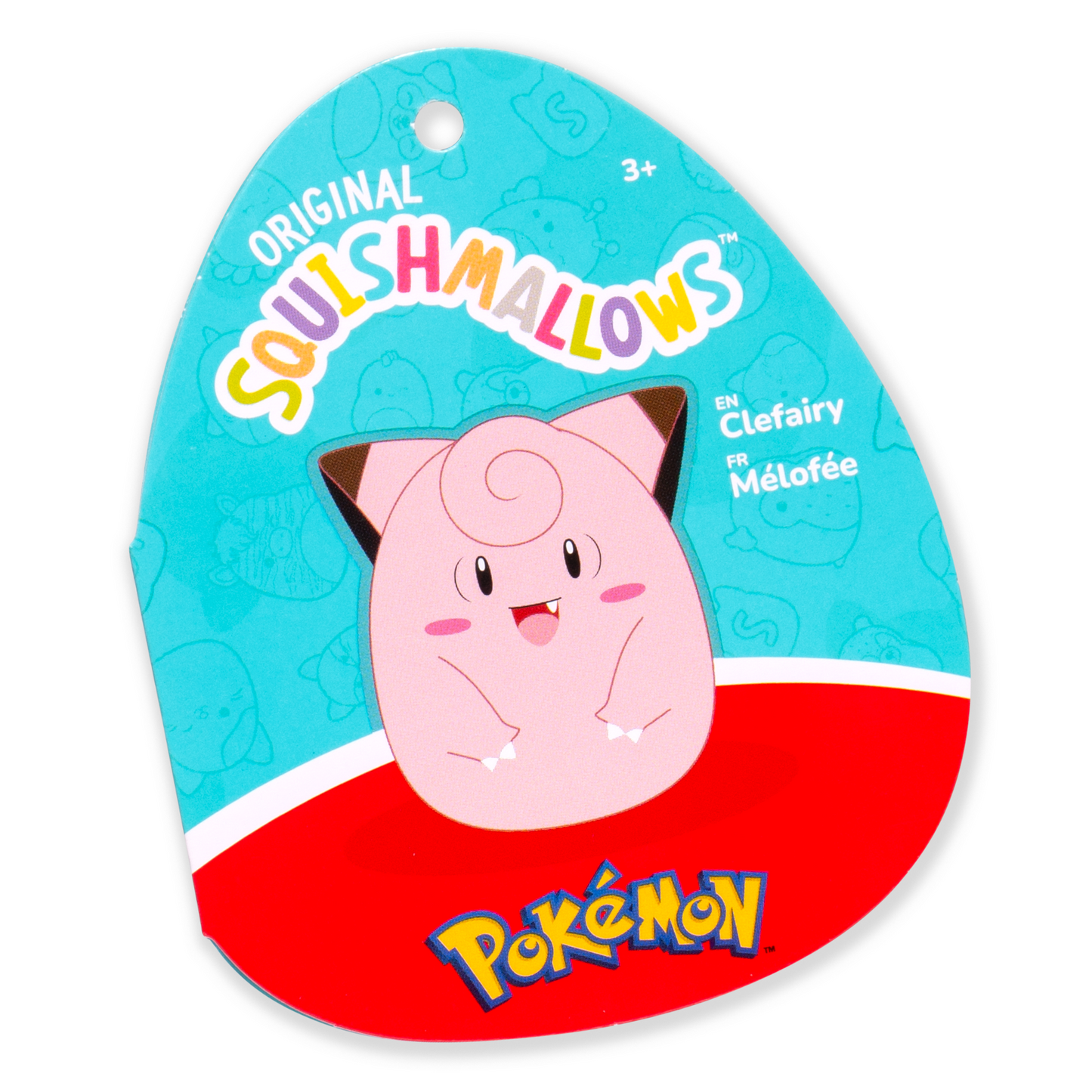 Pokemon - Clefairy Squishmallow 20" 50cm Super Soft Plush