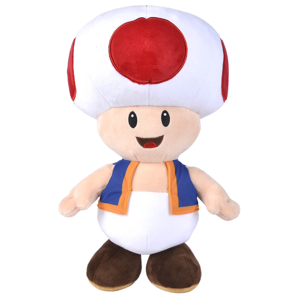 Licensed Super Mario Large Toad Plush 40cm