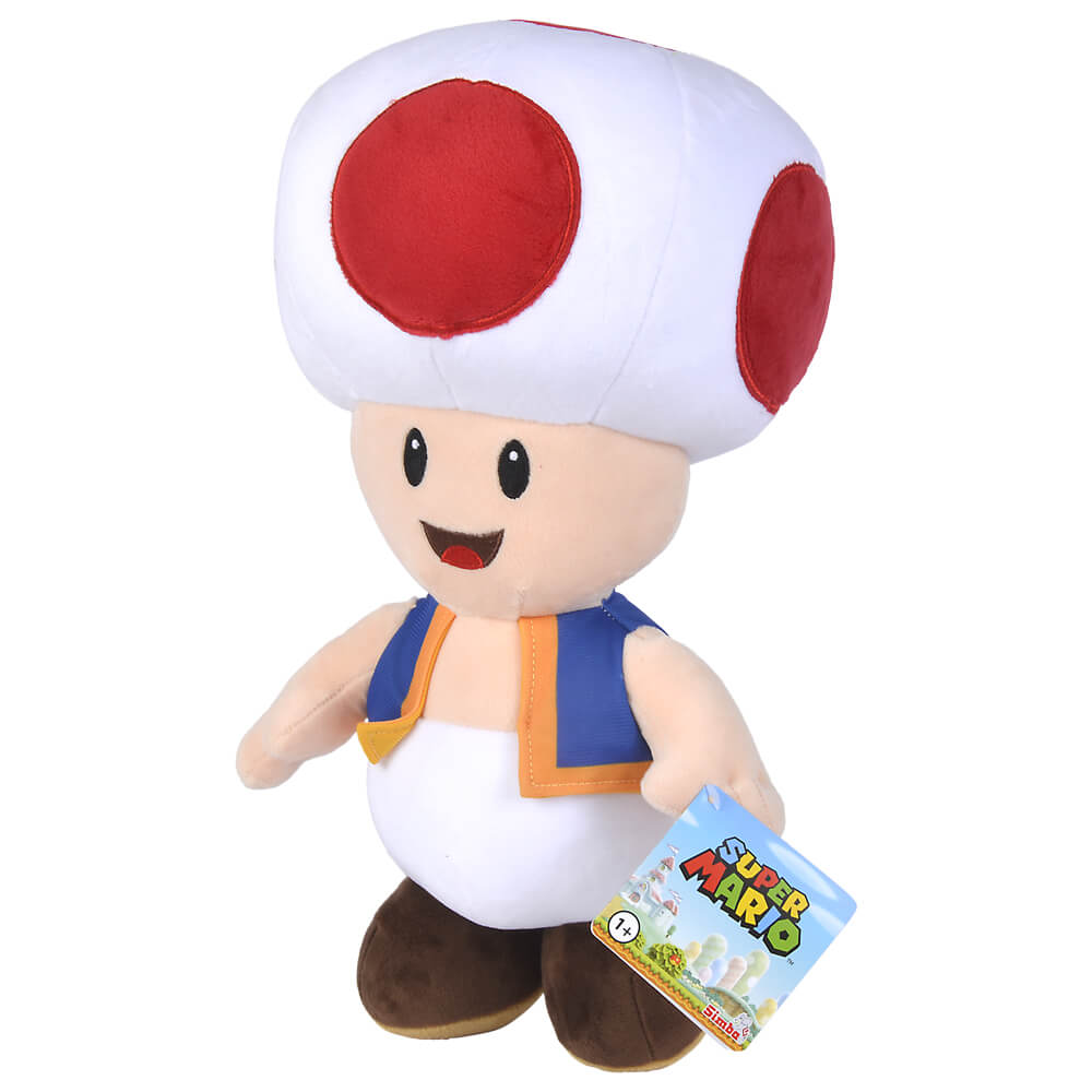 Licensed Super Mario Large Toad Plush 40cm