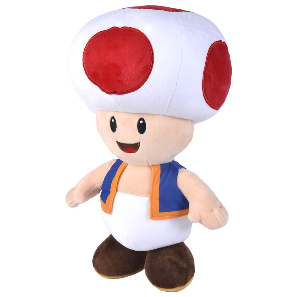 Licensed Super Mario Large Toad Plush 40cm