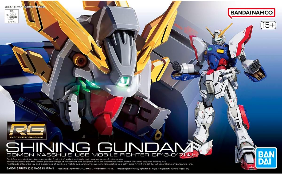 Bandai Gundam - RG 1/144 SHINING GUNDAM (3L) Model Kit