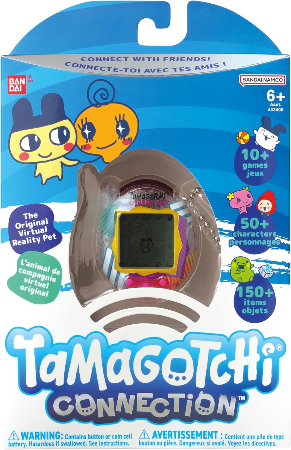Bandai Tamagotchi Connection - Clear Retro