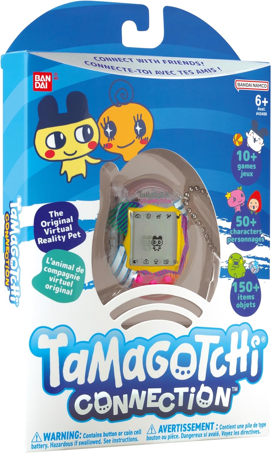 Bandai Tamagotchi Connection - Clear Retro