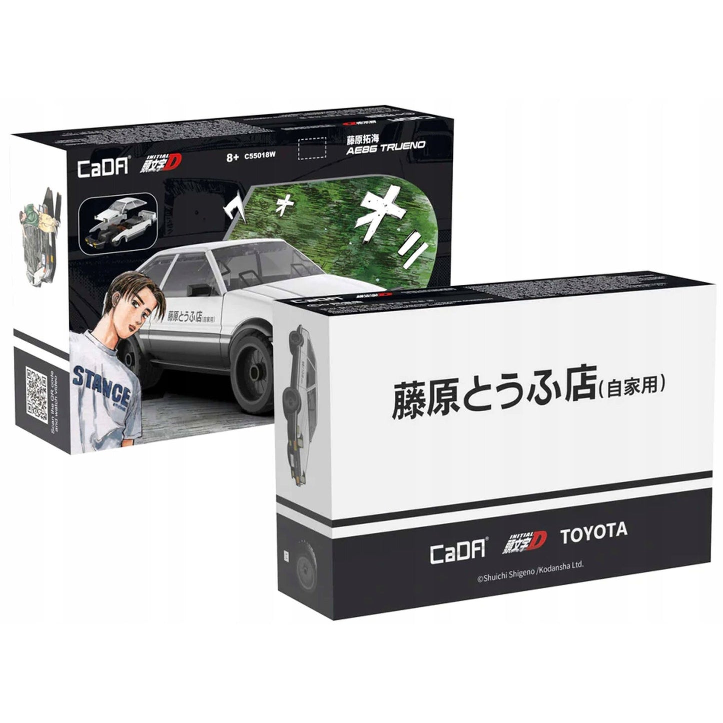 CaDa Initial D Takumi Fujiwara Toyota AE86 Trueno Model Kit