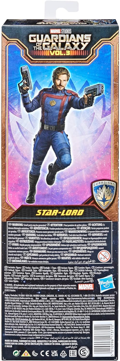 Marvel Guardians of The Galaxy Vol. 3 Titan Hero Series Star-Lord 12" Action Figure