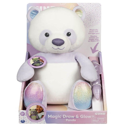 GUND Magic Draw and Glow Panda Plush 28cm