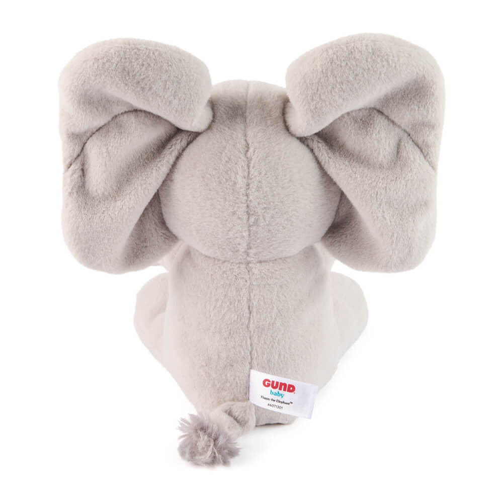 Gund Flappy Elephant Handheld Peek-a-Boo Plush 30cm