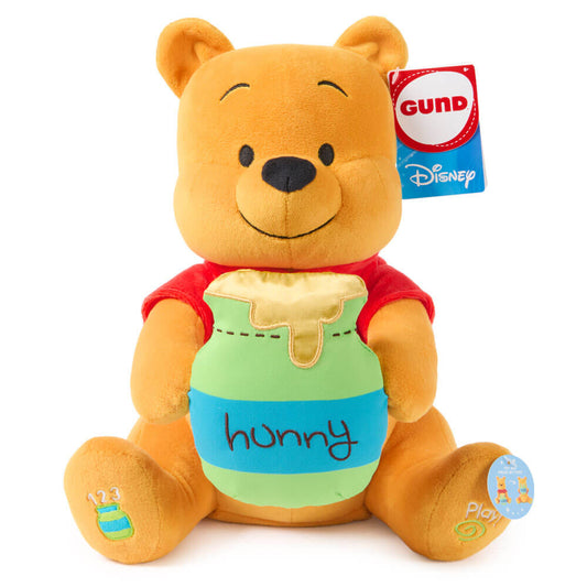GUND Animated Disney Peek-a-Boo Winnie the Pooh Animated Plush 30cm
