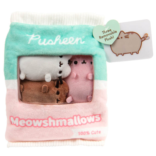 Pusheen the Cat 3 Removable Meowshmallows in Plush Bag 18cm