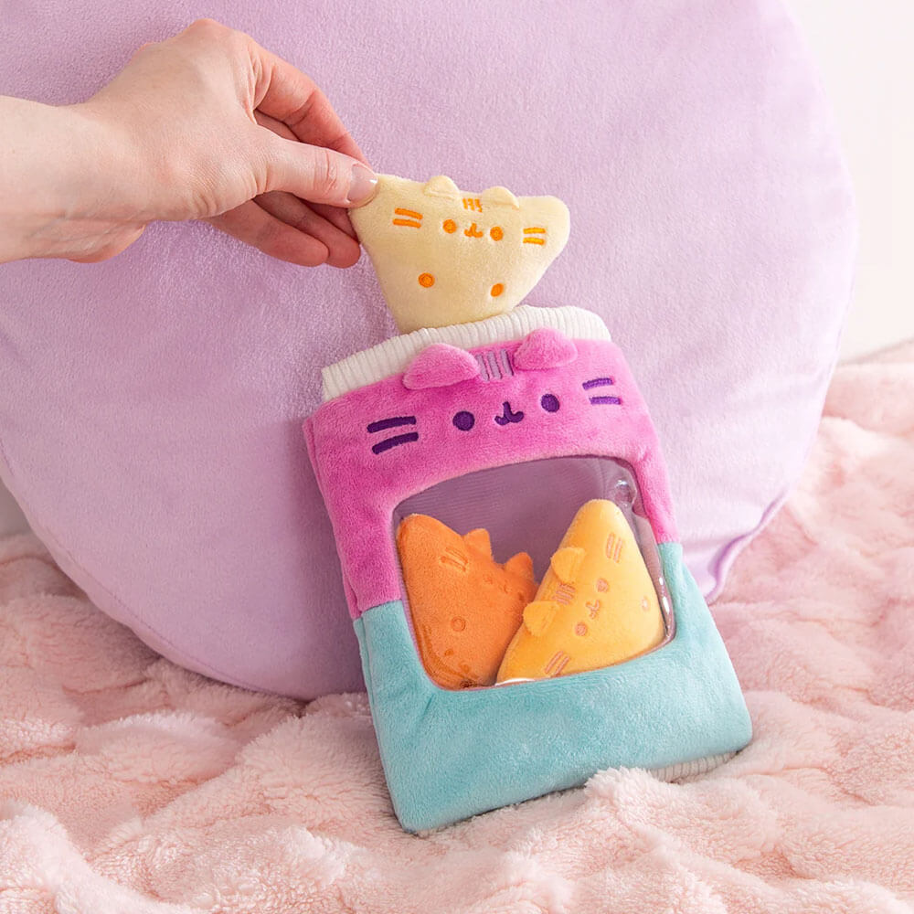 Gund Pusheen Gamer Girl: Bag of Chips 18cm Plush