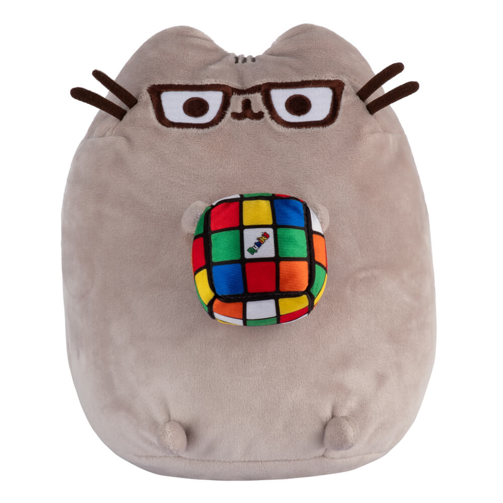 Gund x Rubiks Cube 50th Anniversary Pusheen Plush 24cm