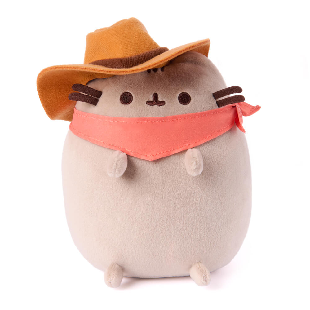 Gund Pusheen Cowboy Squisheen Standing Plush 20cm