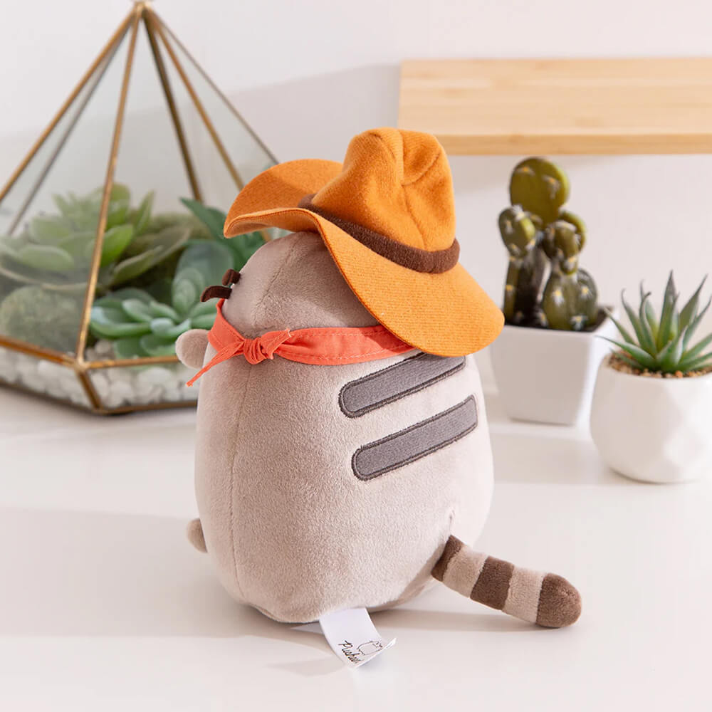 Gund Pusheen Cowboy Squisheen Standing Plush 20cm