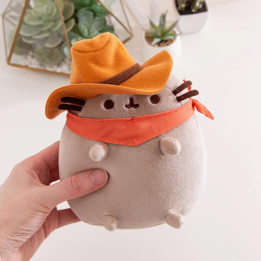 Gund Pusheen Cowboy Squisheen Standing Plush 20cm