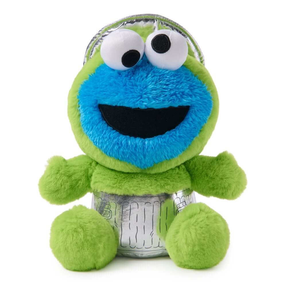 Gund Sesame Street Cookie Monster x Oscar the Grouch Buddy Up Plush 30cm