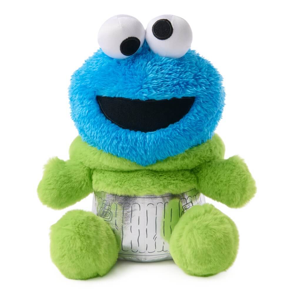 Gund Sesame Street Cookie Monster x Oscar the Grouch Buddy Up Plush 30cm