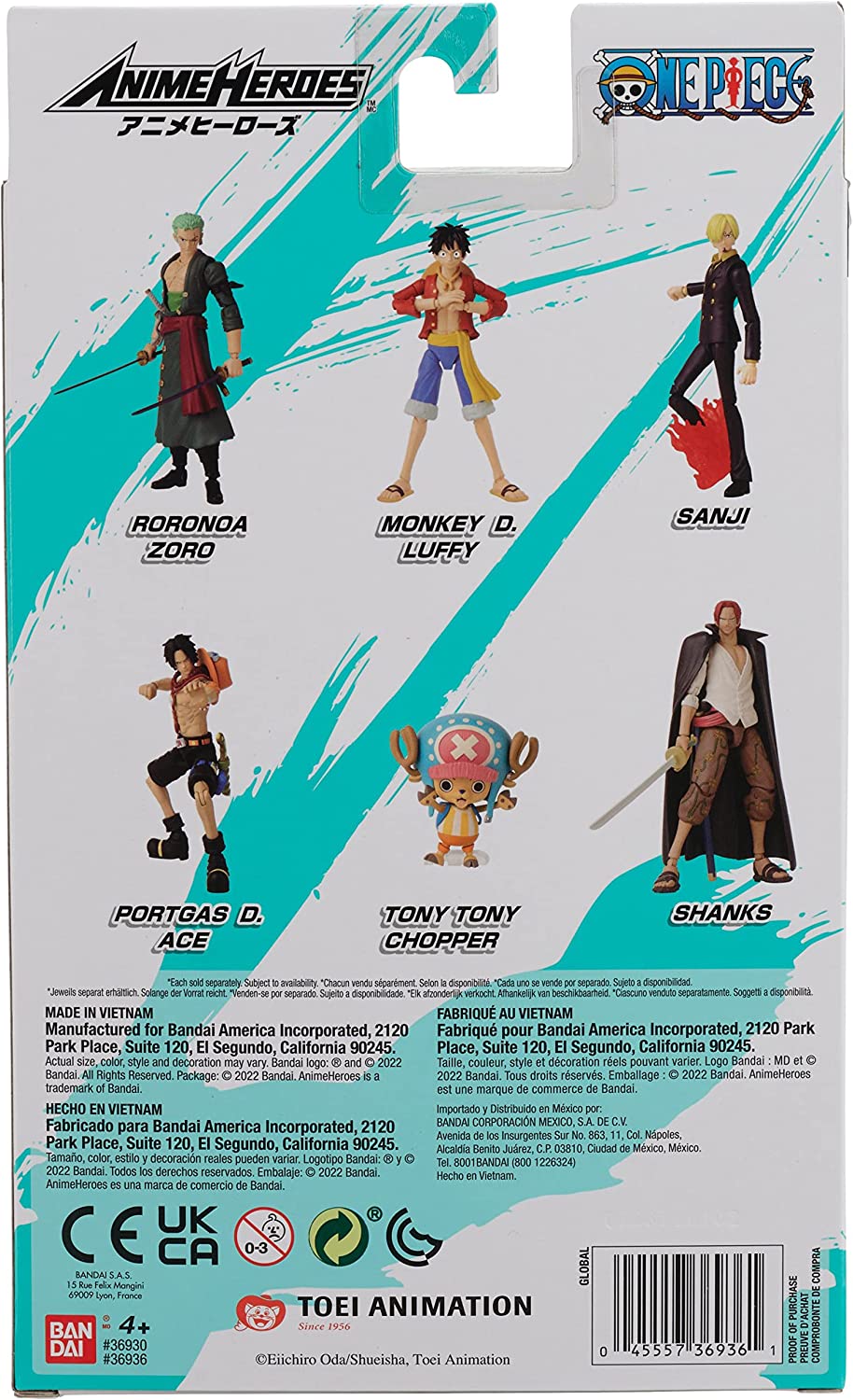 Bandai Anime Heroes One Piece 6" inch Action Figure - Chopper