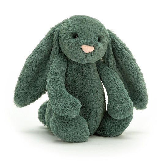 Jellycat Bashful Bunny Medium 31cm Plush - Forest