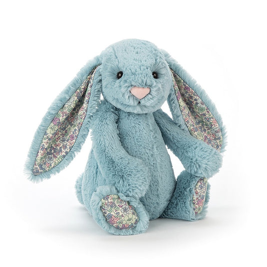 Jellycat Blossom Bunny Medium Plush 31cm - Aqua