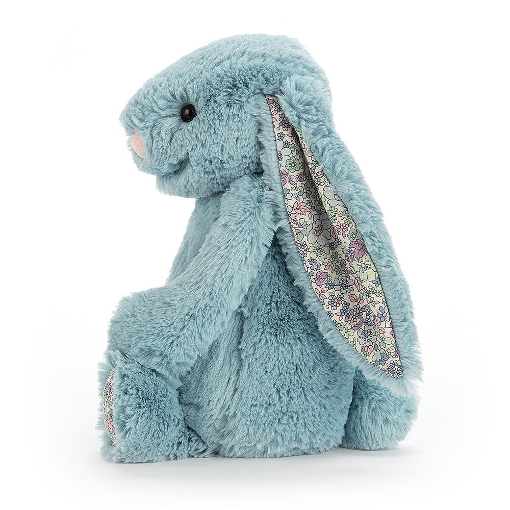 Jellycat Blossom Bunny Medium Plush 31cm - Aqua