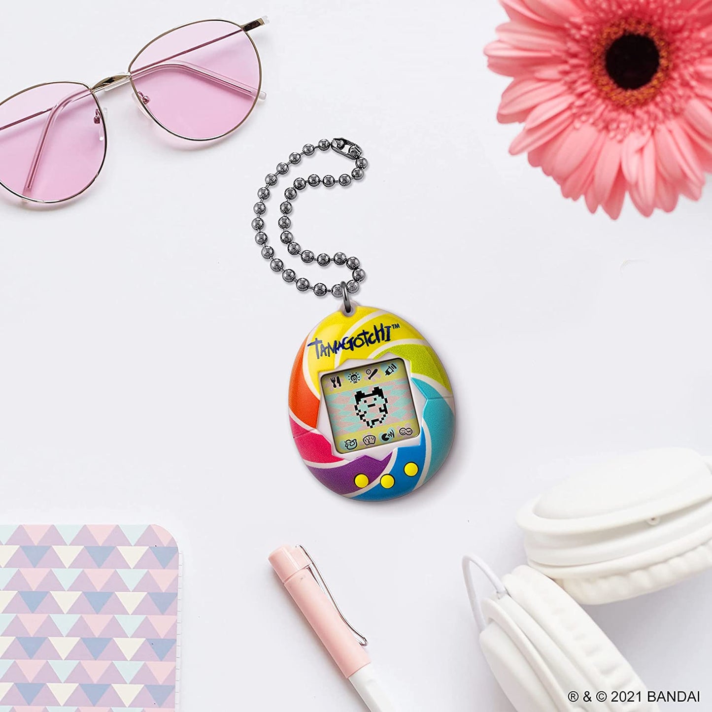 Genuine Bandai Tamagotchi Gen 1 - Candy Swirl