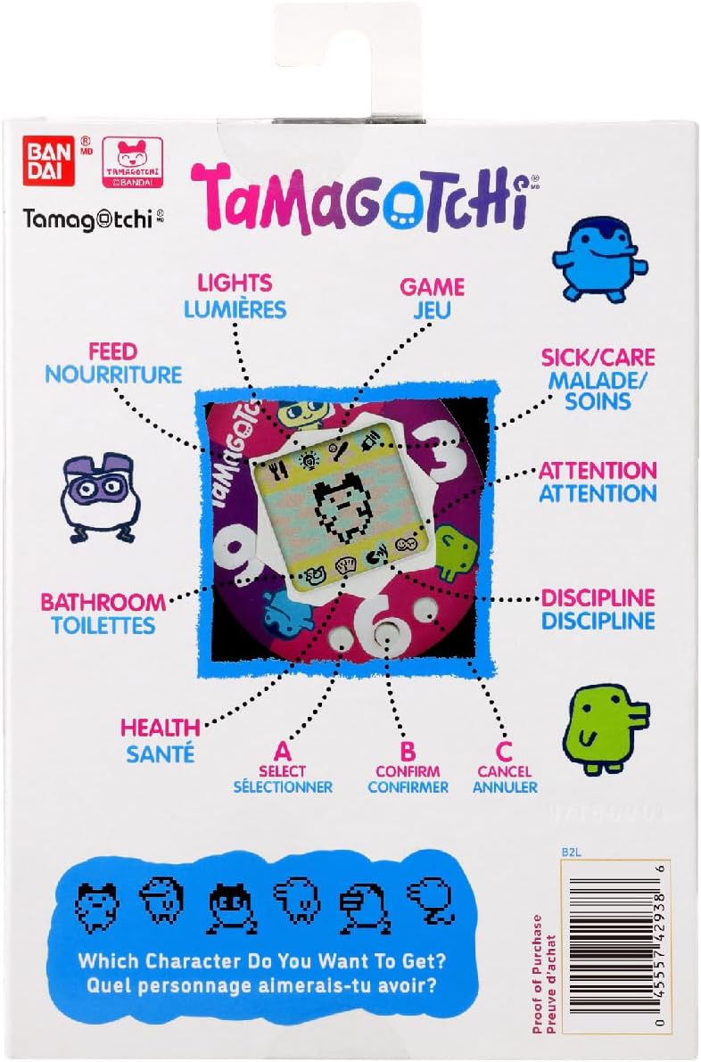 Genuine Bandai Tamagotchi Gen 1 - Candy Swirl