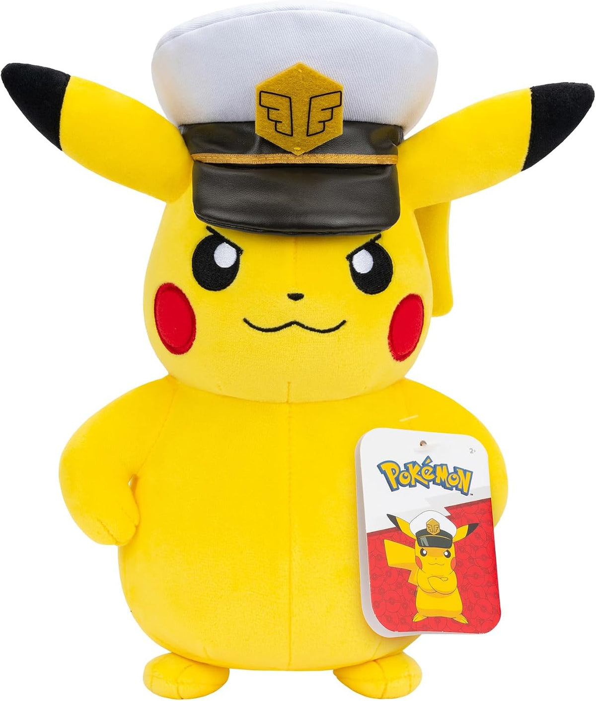 Pokemon Official & Premium Quality 8" 20cm Plush - Captain Pikachu