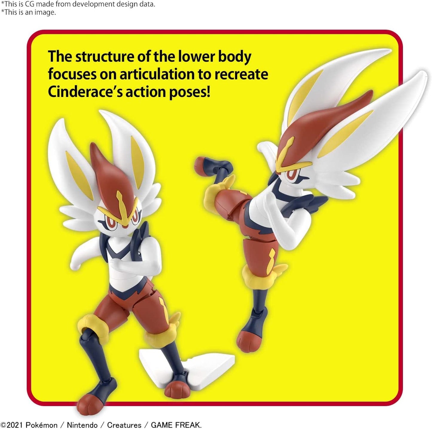 Bandai Pokemon Model Kit - Cinderace