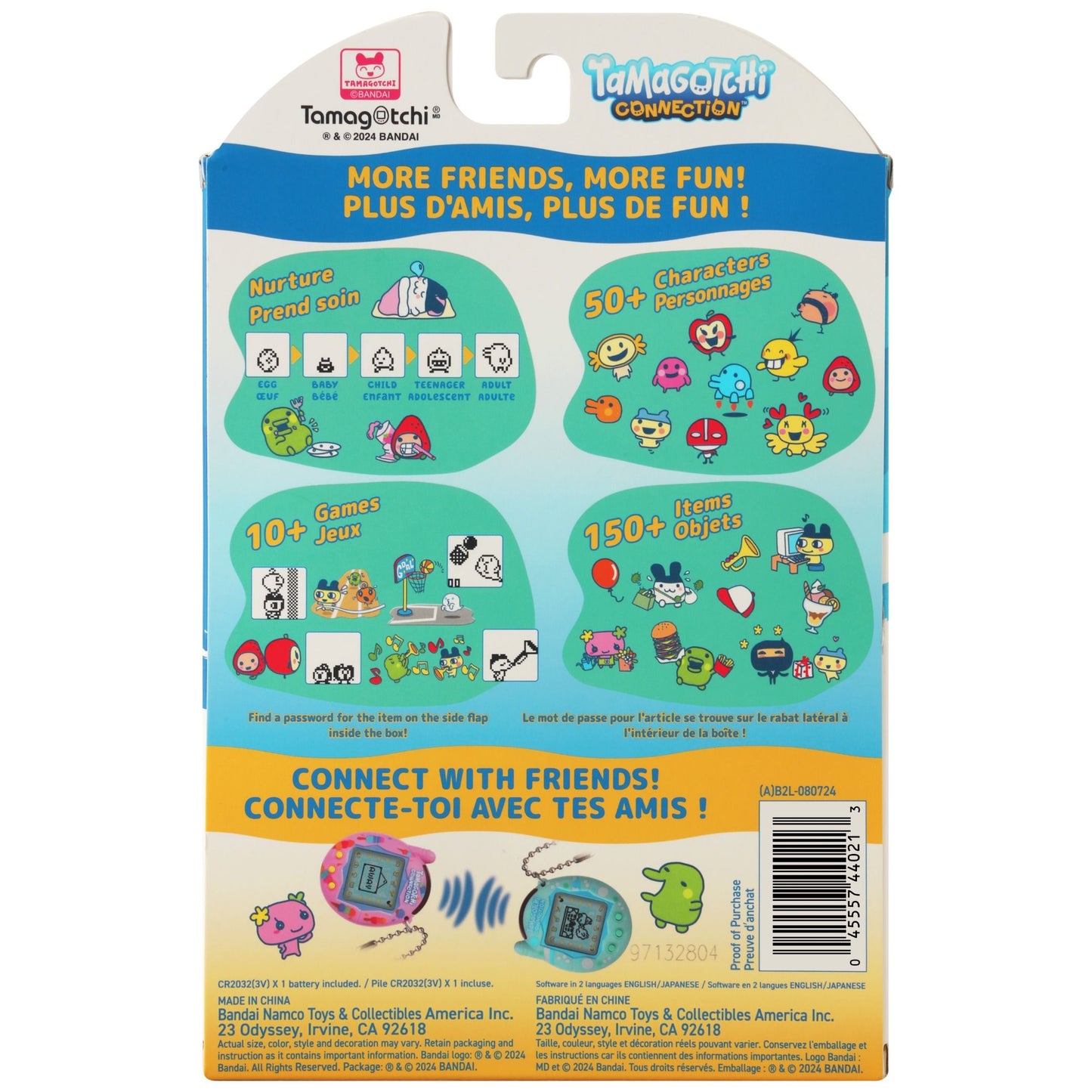 Genuine Bandai Tamagotchi Connection - Wild Blue